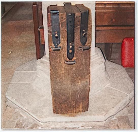 17th century almsboxes - St. Mary's, Brancaster